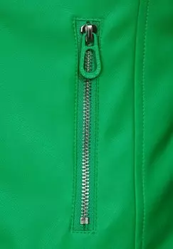 Куртка из искусственной кожи BIKER Cecil, зеленый металлик