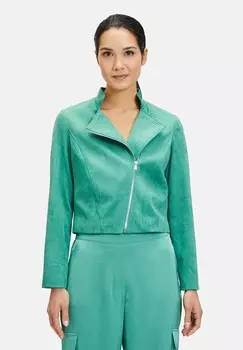 Куртка из искусственной кожи BIKER MIT REISSVERSCHLUSS Vera Mont, зеленый