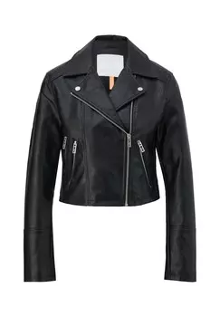 Куртка из искусственной кожи BIKER QS, черный