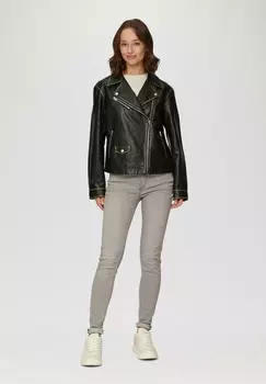 Куртка из искусственной кожи BIKER QS, черный