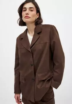 Куртка из искусственной кожи Blazer NA-KD, коричневый