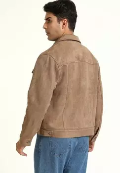 Куртка из искусственной кожи BUTTON THROUGH WITH POCKETS FS Collection, цвет Tan