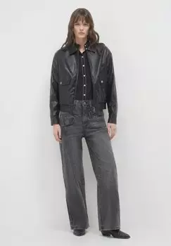 Куртка из искусственной кожи Calliope, черный