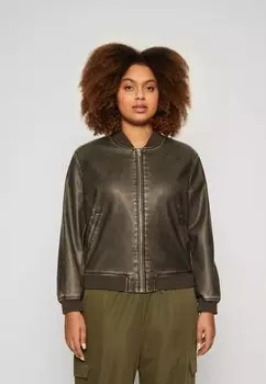 Куртка из искусственной кожи CARELLA WASH ONLY Carmakoma, черный