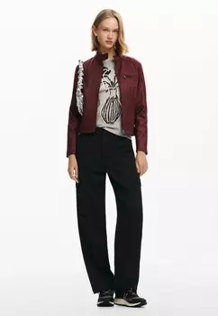 Куртка из искусственной кожи Desigual, красный
