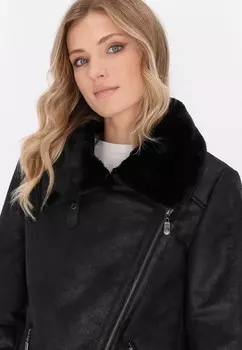 Куртка из искусственной кожи DreiMaster, черный