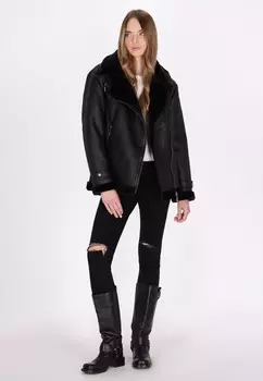 Куртка из искусственной кожи DreiMaster, черный