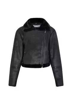 Куртка из искусственной кожи DreiMaster, черный