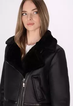 Куртка из искусственной кожи DreiMaster, черный