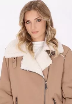 Куртка из искусственной кожи DreiMaster, коричневый