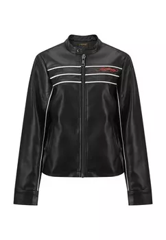 Куртка из искусственной кожи Ed Hardy, черный