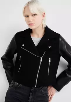 Куртка из искусственной кожи EMMA MIX BIKER JACKET ONLY, черный