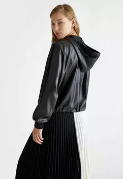 Куртка из искусственной кожи HOODY LIU JO, черный