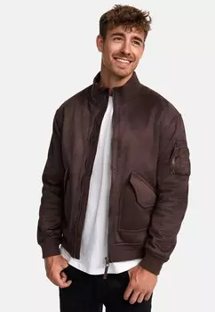 Куртка из искусственной кожи INFROSCO INDICODE JEANS, темно-коричневый