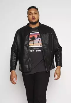 Куртка из искусственной кожи Jack & Jones JCOROCKY JACKET, цвет Black