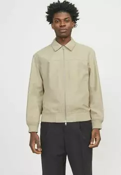 Куртка из искусственной кожи Jack & Jones, бежевый