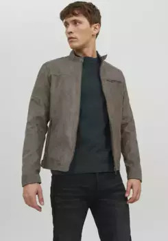 Куртка из искусственной кожи Jack & Jones "JJEROCKY JACKET NOOS", черный