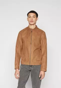 Куртка из искусственной кожи JJEDYLAN CLEAN JACKET Jack & Jones, цвет Cognac