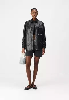 Куртка из искусственной кожи Karl Lagerfeld, черный