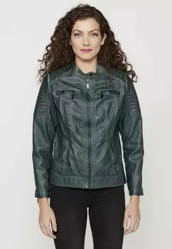 Куртка из искусственной кожи Koroshi, бензиновый синий