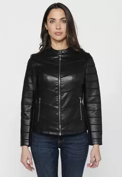 Куртка из искусственной кожи Koroshi, цвет black