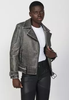 Куртка из искусственной кожи Koroshi, серый