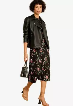 Куртка из искусственной кожи LONG LINE REGULAR FIT Love & Roses, черный