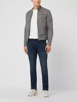 Куртка из искусственной кожи, модель «JEROCKY» Jack & Jones, антрацит
