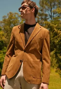 Куртка из искусственной кожи Next, коричневый