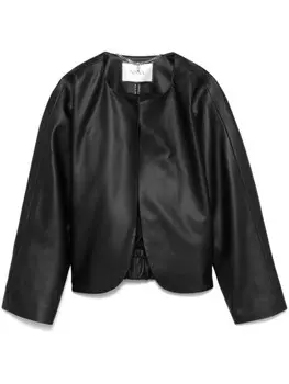 Куртка из искусственной кожи NISSA, черный