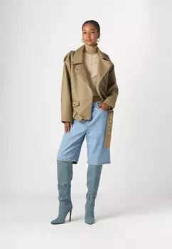 Куртка из искусственной кожи Nmpaulina Oversize Biker Jacket Noisy May, русалка