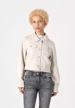 Куртка из искусственной кожи ONLRIMA JACKET ONLY Petite, бежевый