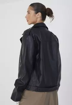 Куртка из искусственной кожи OVERSIZED BIKER Brave Soul, черный