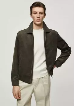 Куртка из искусственной кожи PARMA Mango, цвет gris