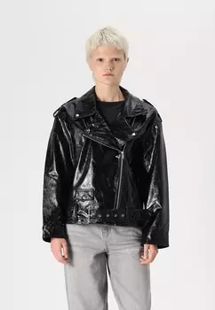 Куртка из искусственной кожи PAULINA BIKER JACKET Noisy May, черный