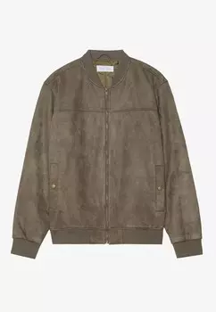 Куртка из искусственной кожи Pier One, серо-коричневый