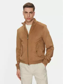 Куртка из искусственной кожи прямого кроя Blainey M5520P T3196 F5265 Geox, бежевый