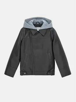 Куртка из искусственной кожи прямого кроя DFP4072YM Original Marines, черный