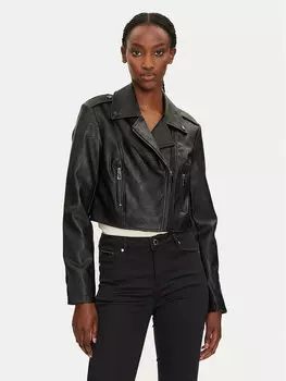 Куртка из искусственной кожи regular fit Morgan, черный