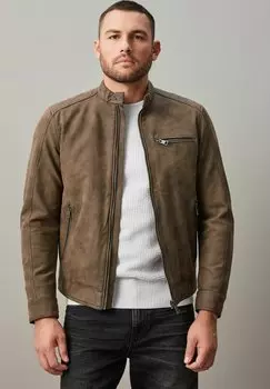 Куртка из искусственной кожи REGULAR FIT Next, цвет brown