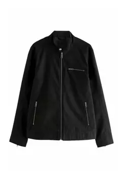 Куртка из искусственной кожи REGULAR FIT Next, черный