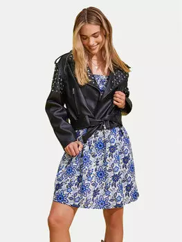 Куртка из искусственной кожи regular fit Only, черный