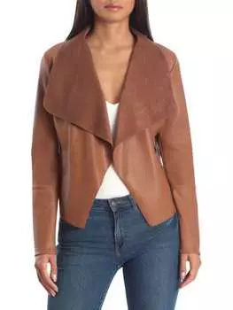 Куртка из искусственной кожи с открытым передом Bagatelle Saddle