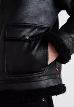 Куртка из искусственной кожи SHERPA Levi's®, черный