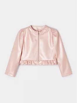 Куртка из искусственной кожи, стандартного кроя Mayoral, бежевый