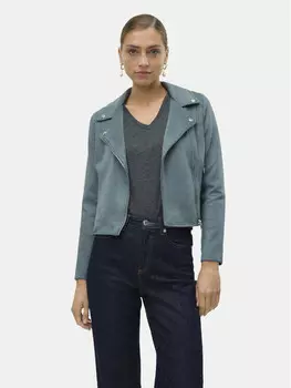 Куртка из искусственной кожи стандартного кроя Vero Moda, зеленый