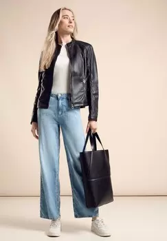 Куртка из искусственной кожи Street One, черный