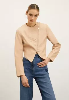Куртка из искусственной кожи TAGLI SHAPING Motivi, бежевый