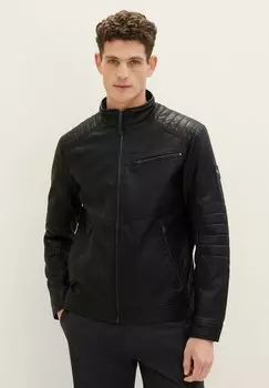 Куртка из искусственной кожи TOM TAILOR, цвет black