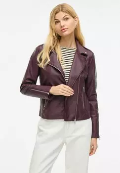 Куртка из искусственной кожи VICARA VILA, бордовый